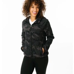 ZYIA Forest Camo Zipper Hoodie Jacket